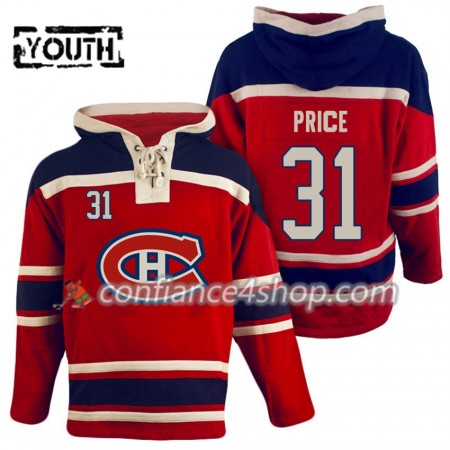 Adidas Maillot de Hockey Montreal Canadiens Carey Price 31 Rouge Sawyer Chandails à capuchon - Enfant